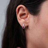 Pendientes de diamantes