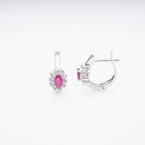 Pendientes de diamantes